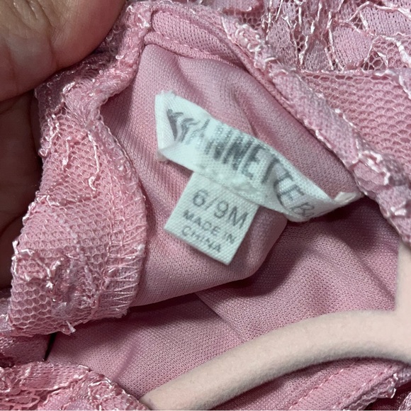 NEW Baby girl dress, size 6-9 mths, 2 piece set, pink - Picture 6 of 6